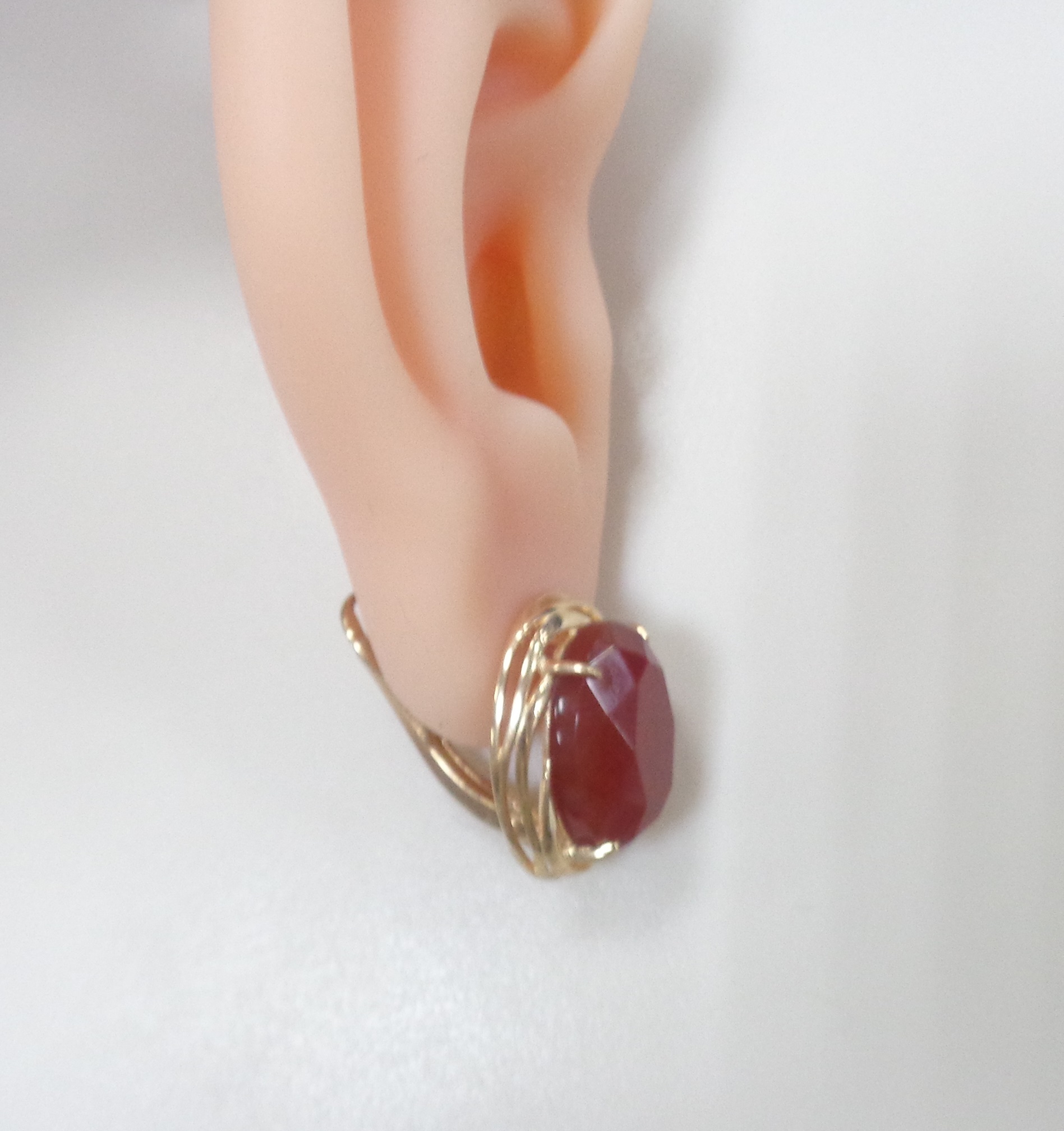 Серебряные серьги с агатами